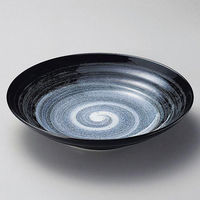 金正陶器 玄潮ミツワ 9.5盛皿 28-252-158-to 1セット(3個)（直送品）