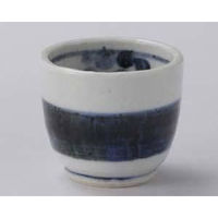 金正陶器 砥部風花紋丸 グイ呑 中 28-284-518-ka 1セット(10個)（直送品）