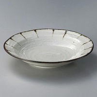 金正陶器 錆十草8.0麺皿 28-309-128-ho 1セット(3個)（直送品）