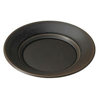 金正陶器 ラバーブラウン 28cmプレート 28-312-128-to 1個（直送品）
