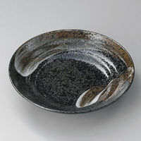 金正陶器 明世荒刷毛7.5めん皿 28-309-218-ho 1セット(6個)（直送品）