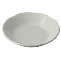 金正陶器 粉引釉8.0深皿 28-311-148-ha 1セット(6個)（直送品）