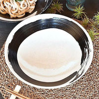 金正陶器 極刷毛 白8.0麺鉢 28-311-058-ka 1セット(3個)（直送品）