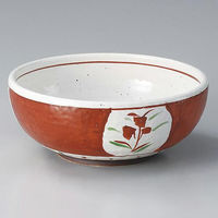 金正陶器 朱巻間取花7.0ボール 28-317-018-mi 1個（直送品）