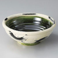 金正陶器 織部呉須刷毛目7.5寸鉢 28-317-088-to 1個（直送品）