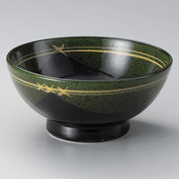 金正陶器 天目グリーン高台6.5丼 28-319-068-o 1個（直送品）