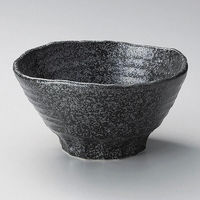 金正陶器 黒油滴4.5変形丼 28-319-138-ta 1セット(3個)（直送品）
