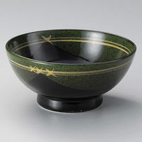 金正陶器 天目グリーン高台6.0丼 28-319-078-o 1個（直送品）