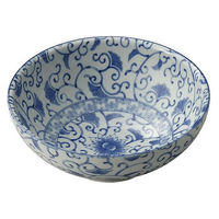 金正陶器 藍彩めん鉢 28-320-118-ki 1セット(3個)（直送品）