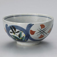 金正陶器 赤益子丸紋6.0京丼 28-321-238-te 1個（直送品）