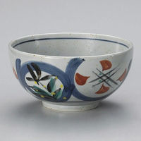 金正陶器 赤益子丸紋5.0京丼 28-321-258-te 1セット(3個)（直送品）