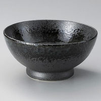 金正陶器 深海高台6.5丼 28-322-098-yu 1個（直送品）