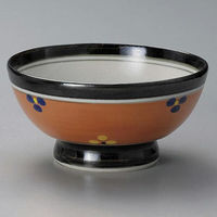 金正陶器 赤巻小花5.5高浜丼 28-322-028-te 1個（直送品）