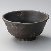 金正陶器 炭化土変型5.5丼 28-322-138-yu 1個（直送品）