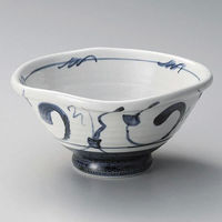 金正陶器 五角タコ唐草5.5丼 28-323-048-to 1個（直送品）