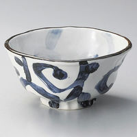 金正陶器 タコ唐草変型6.0丼 28-322-218-yu 1個（直送品）