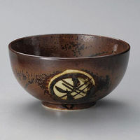 金正陶器 錆丸紋5.0深口丼 28-323-318-to 1セット(3個)（直送品）