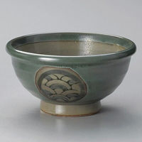 金正陶器 織部波丸紋玉渕5.8丼 28-323-368-mi 1個（直送品）