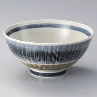 金正陶器 掻落二色十草6.3種丼 28-324-118-yu 1個（直送品）