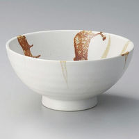 金正陶器 しののめ(白) 6.5めん丼 28-326-148-yu 1セット(3個)（直送品）