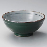 金正陶器 グリーンマット玉渕6.0丼 28-325-078-o 1セット(3個)（直送品）