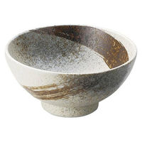 金正陶器 志野サビ刷毛5.8麺丼 28-326-298-ha 1セット(6個)（直送品）