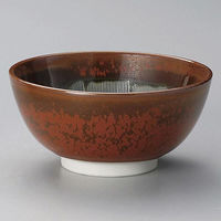 金正陶器 朱赤櫛目6.0丼 28-325-198-yu 1セット(3個)（直送品）
