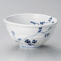 金正陶器 染付花絵変形4.3小丼 28-326-038-mi 1セット(3個)（直送品）