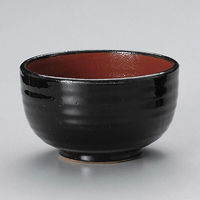 金正陶器 赤と黒腰張5.5丼 28-328-028-te 1個（直送品）