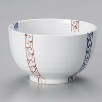 金正陶器 二色帯唐草4.5夏目丼 28-328-098-o 1個（直送品）