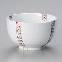 金正陶器 二色帯唐草5.5夏目丼 28-328-088-o 1個（直送品）