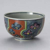 金正陶器 赤ネジ梅夏目4.5丼 28-328-268-te 1セット(3個)（直送品）