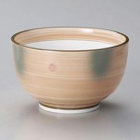 金正陶器 オレンジ巻グリーン吹夏目5.5丼 28-329-058-tu 1個（直送品）