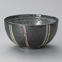 金正陶器 黒マット色十草5.5深ボール 28-329-108-te 1個（直送品）