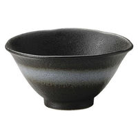 金正陶器 白吹黒水晶5.8丼 28-330-198-ro 1個（直送品）