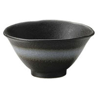 金正陶器 白吹黒水晶5.0丼 28-330-208-ro 1セット(3個)（直送品）