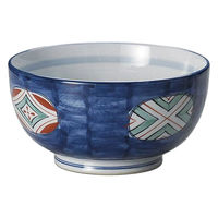 金正陶器 染錦菱紋5.5多用丼 28-330-268-mi 1個（直送品）