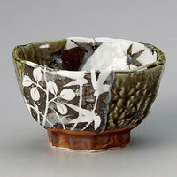 金正陶器 織部草花40六角丼 28-331-198-mi 1セット(3個)（直送品）