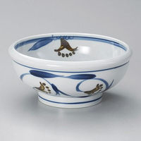 金正陶器 錆草花6.0玉渕丼 28-331-238-yu 1個（直送品）