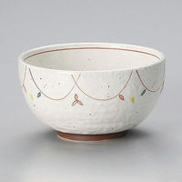 金正陶器 粉引小花石目5.5丼 28-332-108-mi 1個（直送品）