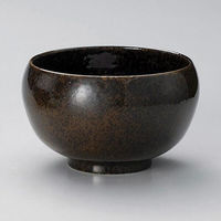 金正陶器 金茶結晶5.5 くくり丼 28-331-398-yu 1個（直送品）