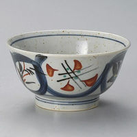 金正陶器 益子赤丸紋5.5深口丼 28-331-318-te 1セット(3個)（直送品）