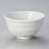 金正陶器 紅 ドット変型5.5丼 28-331-338-yu 1個（直送品）