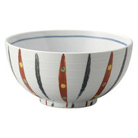 金正陶器 水玉十草4.5深ボール 28-332-218-te 1セット(3個)（直送品）