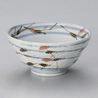 金正陶器 色入笹5.0丼 28-333-028-yu 1セット(3個)（直送品）