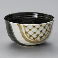 金正陶器 手筋織部5.5渦型腰張 28-333-508-o 1セット(3個)（直送品）