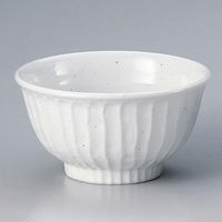 金正陶器 雪粉引けずり5.5丼 28-334-038-yu 1セット(3個)（直送品）