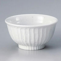 金正陶器 雪粉引けずり5.0丼 28-334-048-yu 1セット(3個)（直送品）