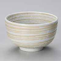 金正陶器 志野刷毛目夏目4.8多用丼 28-334-378-mi 1セット(3個)（直送品）