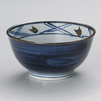 金正陶器 呉須巻錆点5.5多用丼 28-334-168-ne 1セット(3個)（直送品）